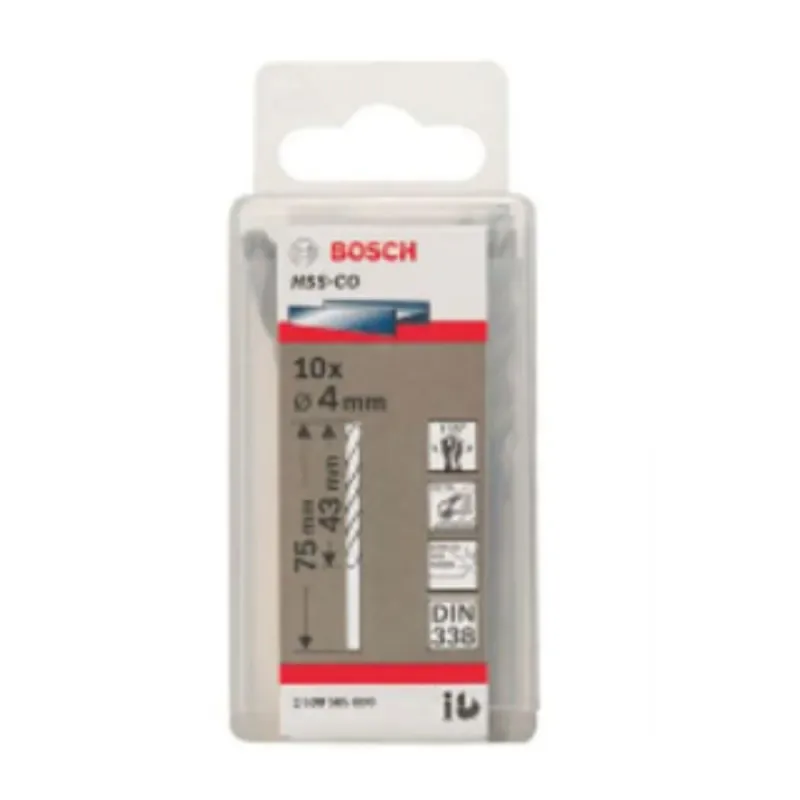 بوش 2608585880 بنط كوبلت للتخريم فى الأستانلس مقاس 4 مم HSS CO