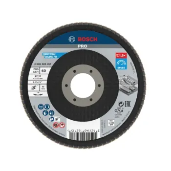 بوش 2608605451 صنفرة مروحية 4.5 بوصة خشانه 60 G4