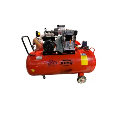 ريمو 0077 كمبروسر 300 لتر سير الالومنيوم احمر