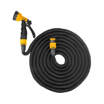 تولسن 15057250 خرطوم مياه بمسدس رش 8 أنماط مع وصله 5م خامة ABS ضد الكسر