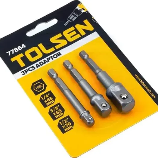 تولسن 77864 ادابتر لقم ربط 1/4 -1/2-3/8 بوصة