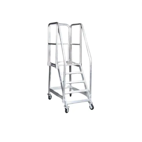 ميتافورم 200-3.50 سلم الألومنيوم طراز 200 سلم بمنصة وقوف و درابزين فك و تركيب  