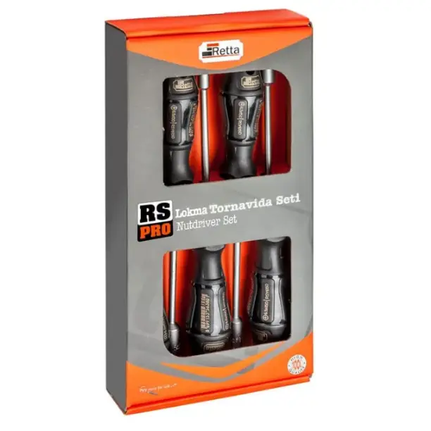 ريتا RST6000 طقم مفك 6 ق اسود لقمة