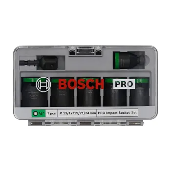 بوش  2608003032 طقم لقم رباط تصادمية 1/2 بوصة 9 قطع بالملي