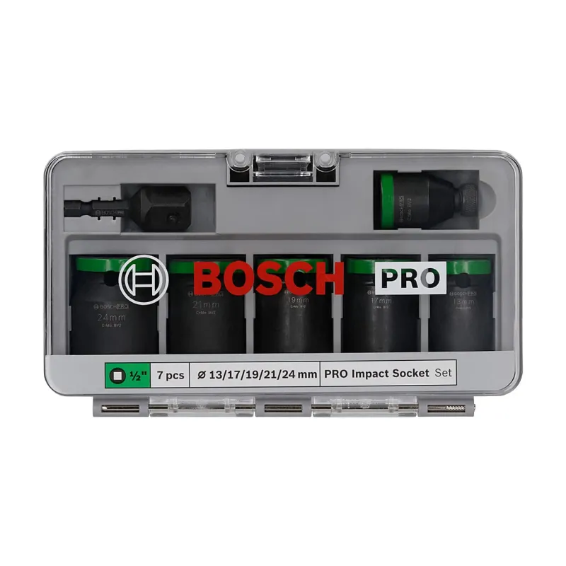 بوش  2608003032 طقم لقم رباط تصادمية 1/2 بوصة 9 قطع بالملي