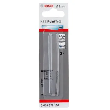 بوش 2608577153 بنطة تخريم معادن HSS مقاس 1 مم بوينت تك