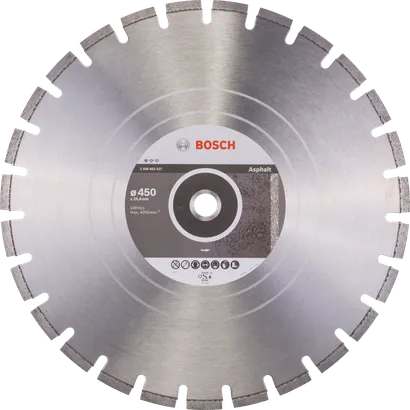 بوش 2608602625 صينيه ديسك قطعية الماظ بوش للاسفلت 14 بوصة