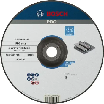 بوش  2608603162 حجر قطعية حديد 9 بوصة (230X22.2X3)