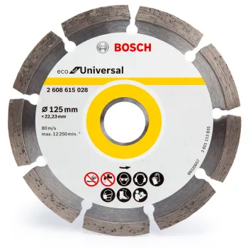 بوش 2608615028 صينية قطعية يونيفرسال الماظ مقاس 5 بوصة ايكو  
