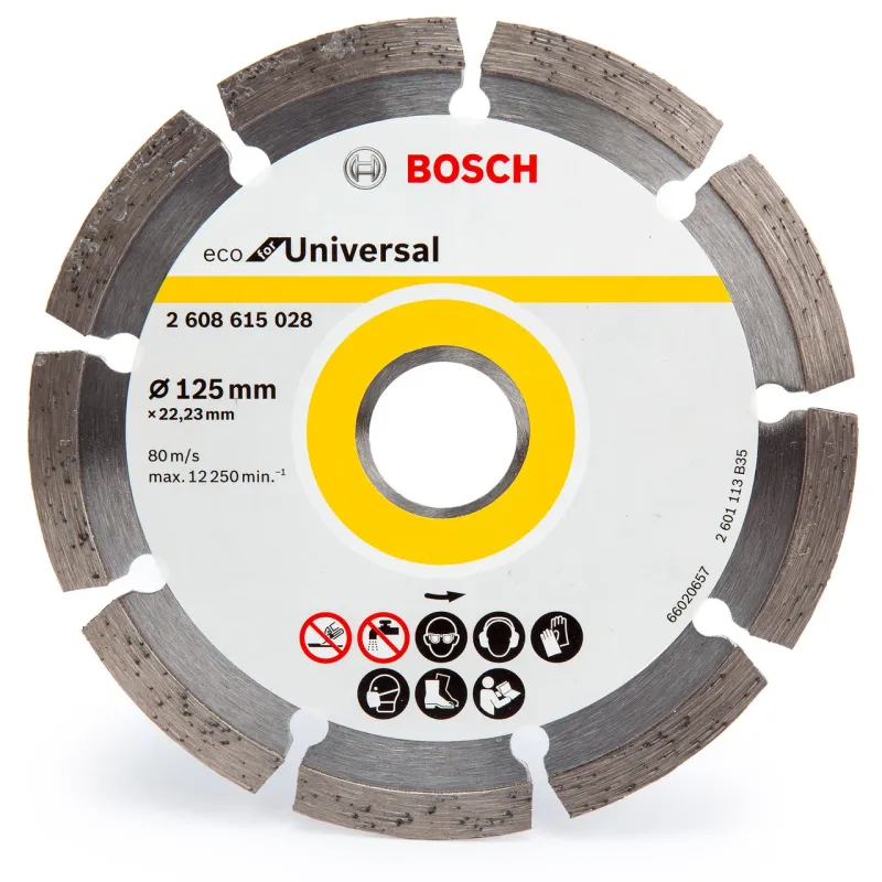 بوش 2608615028 صينية قطعية يونيفرسال الماظ مقاس 5 بوصة ايكو  