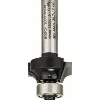 بوش 2608628339 بنطة راوتر لتدوير الحواف مقاس 8 مم طول 53 مم