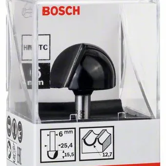 بوش 2608628453 بنطة راوتر لتخديد التجاويف الدائريه 6 مم طول 49 مم