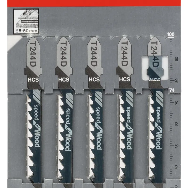 بوش 2608630058 سلاح منشار اركت للخشب قطعيه دائريه و خشنه 5 قطع T 244 D    