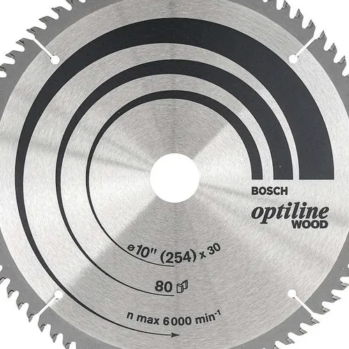 بوش 2608640909 صينية منشار 10 بوصة للخشب 80 سنة