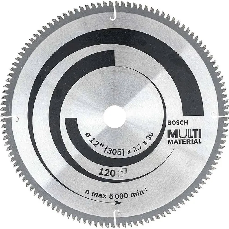  بوش 2608642210 صينية منشار 12 بوصة متعددة الأستخدامات 120 سن    