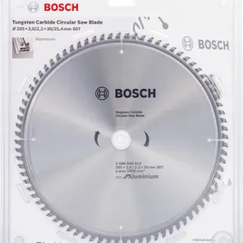  بوش 2608644412 صينية منشار 10 بوصة للالومنيوم 96 سن ايكولاين            