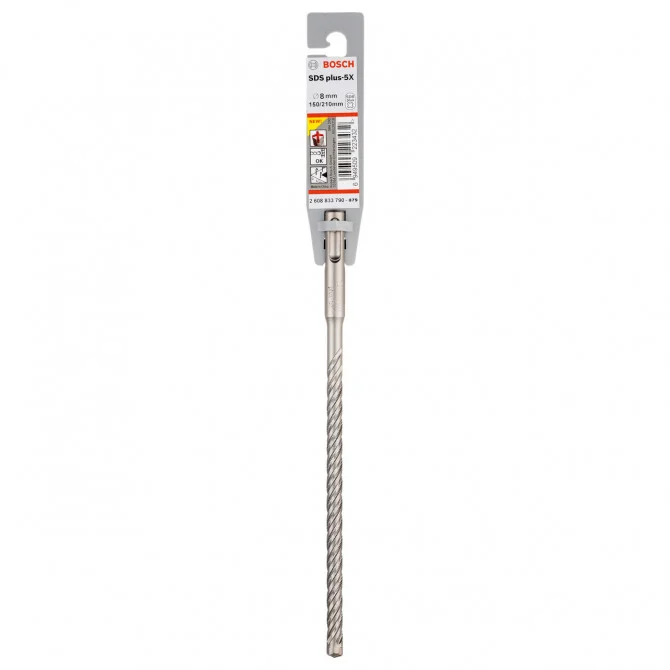 بوش 2608833790 بنطة تخريم حوائط و خرسانه SDS plus-X5  مقاس 8 مم*150*210 مم