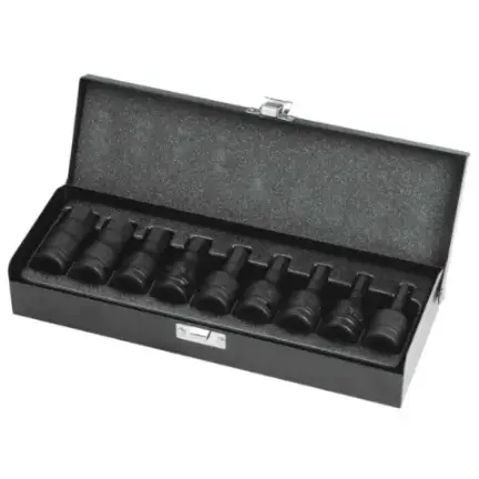 ريتا RAS0619 طقم لقم رباط تصادمية 1/2 بوصة 9 قطع