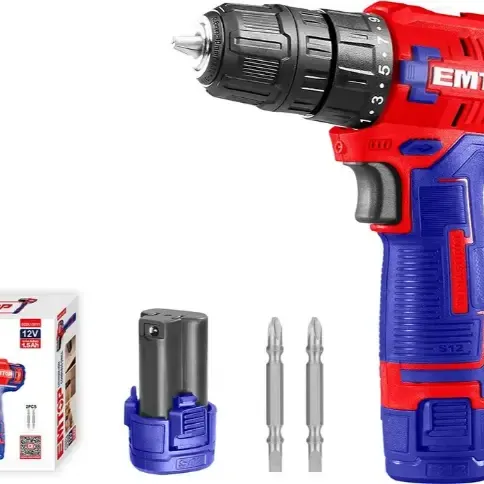  ام توب ECDLI12511 شنيور بطارية 12 فولت 1.5 أمبير