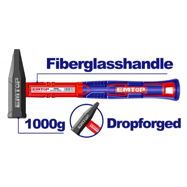 ام توب EHAMMH1000 شاكوش بناريج 1000 جرام يد فايبر جلاس 