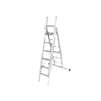 ميتافورم 33-7 سلم الومنيوم طراز 33 ثالث وصالت منزلق متعدد االأستخدام  