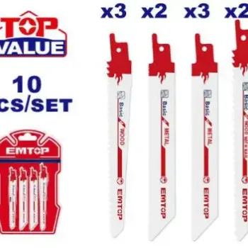 ام توب ESSB1001 طقم سلاح منشار امامي 10قطع 