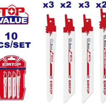 ام توب ESSB1001 طقم سلاح منشار امامي 10قطع 