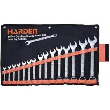 هاردن 542015 طقم مفاتيح بلدي مشرشر 15 قطعة من 8 - 32 مم