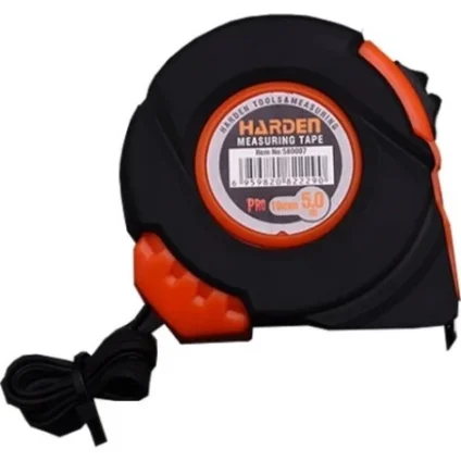 هاردن 580008 شريط متر 5 * 25 مم كاوتش
