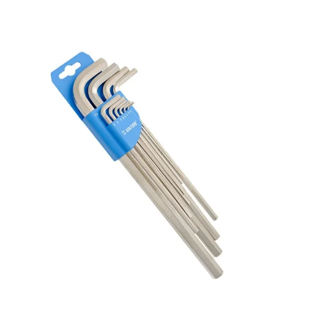 يونيور 608533 طقم الن طويل من 1.5 مم : 10 مم 9 قطع