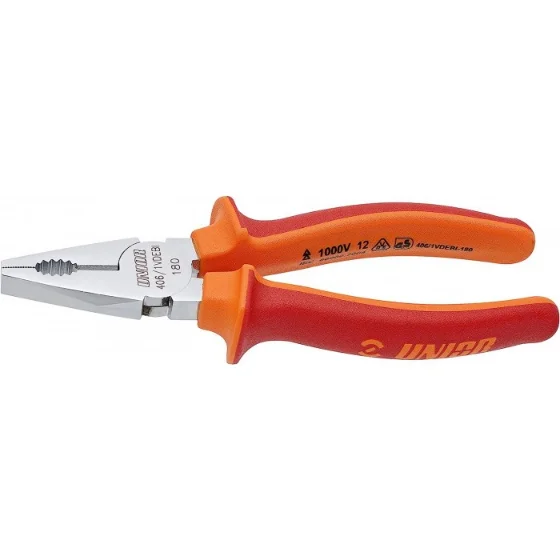 يونيور 610423 بنسة معزولة 1000 فولت 200 مم برتقالي x احمر 