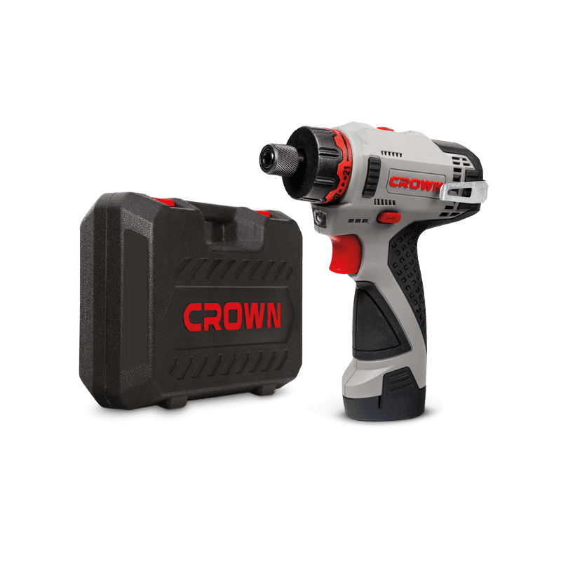 كراون CT21072HBX-2BMC دريل فك وربط 2بطارية كراون 1/4 بوصة 12 فولت