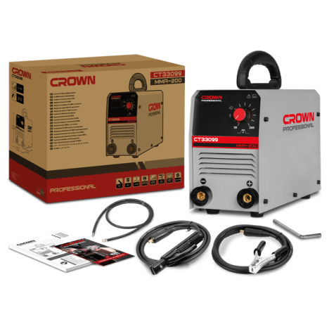 كراون CT33099 ماكينة لحام انفرتر ديجيتال 220 فولت 30 : 160 امبير