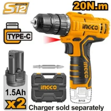 انكو CDLI12328 شنيور 2 بطارية ليثيوم 12 فولت  