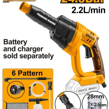 انكو CPWLI2008 ماكينة غسيل 20 فولت بدون بطارية وشاحن 