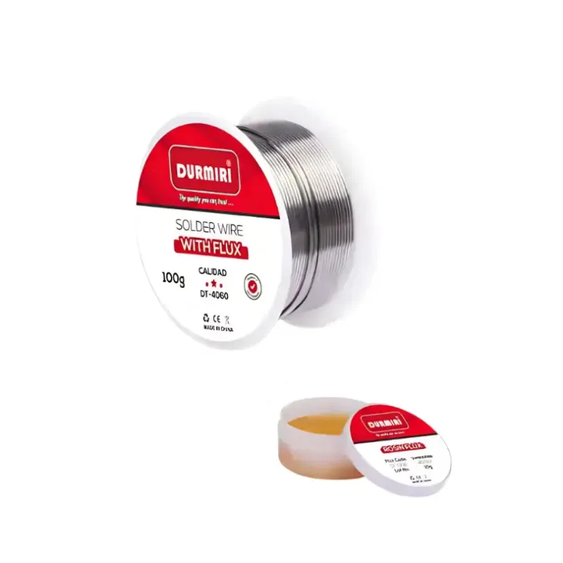 دورميري DM-265 بكرة قصدير لحام مع فلكس 100 جرام مقاس 0.8 مم 