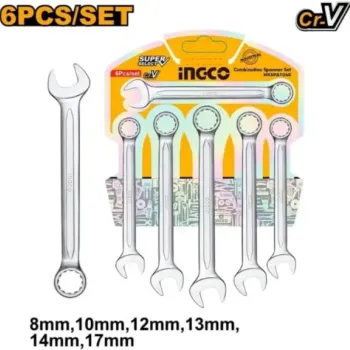 انكو HKSPA1068 طقم مفاتيح بلدى مشرشر 6 قطع