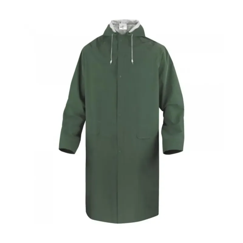 دلتا بلس MA305VEGT2 بلطو واق من المطر مقاوم للماء مع طلاء داخلي/خارجي لظروف الطقس المتدهورة (L)