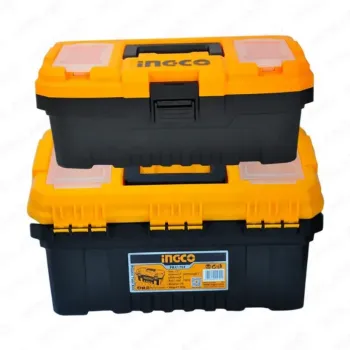 انكو PBXK0201 طقم شنطه عدة بلاستيك 2 قطعة 14 + 17" بوصه