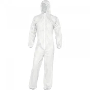 دلتا بلس PO106-M أفرول بأكمام قصيرة وأطراف مطاطية مثالي للاستخدام 