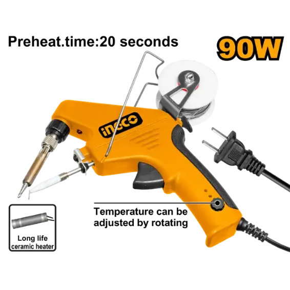 انكو SI016732 كاوية لحام مسدس 90 وات