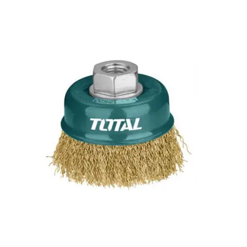 توتال TAC31031 فرشاة سلك مجعد كباية 3 بوصة