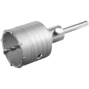 توتال TAC430651 بنطة كباية خرسانه 65 مم + وصله SDS + دليل سنتر