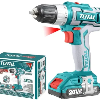 توتال TDLI20021 شنيور 1 بطاريه 20 فولت 10 مم 45 نيوتن مزود بلمبه ليد