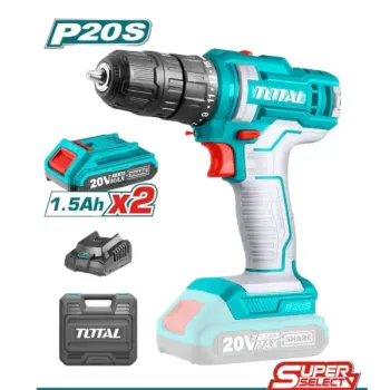 توتال TDLI20028 شنيور بطارية ليثيوم 20 فولت 2 بطارية