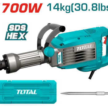  توتال TH217068 هيلتي تكسير 14 كيلو قدرة 1700 وات