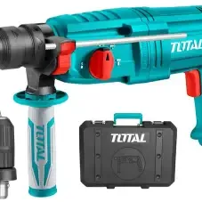 توتال TH308268 شاكوش تخريم وتكسير عدل 800 وات - 2.5 جول +3بنط +2 اجنة 