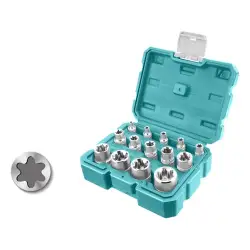 توتال THKTETS0114 طقم لقم رباط نجمة علبة بوكس 