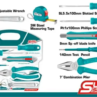 توتال THKTHP90076A طقم عدة يدوي 7 قطع توتال