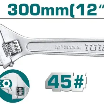  توتال THT1010123 مفتاح فرنساوى 12 بوصة